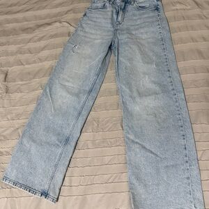 H&M Light Blue Flare & Wide Leg Jeans